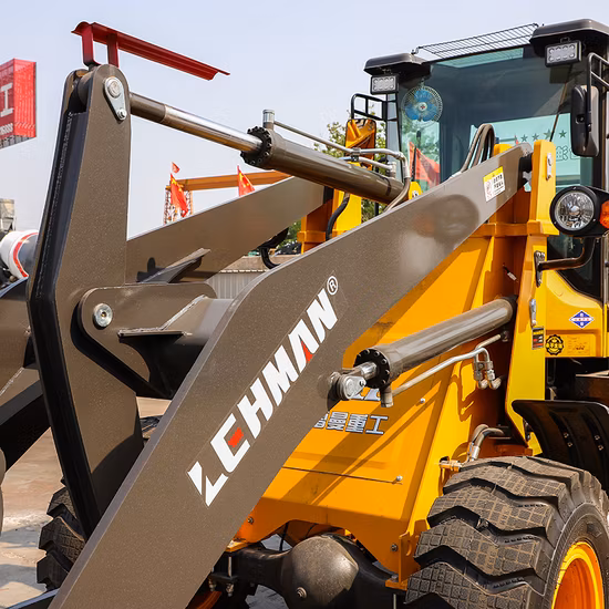 Piccola mini pala gommata agricola CE da 1,6/1,8/2 tonnellate con motore Euro 5 opzionale